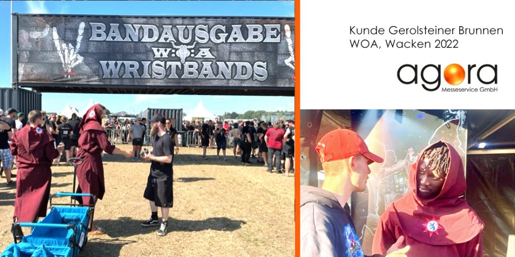 agora Messeservice auf dem Wacken Open Air 2022