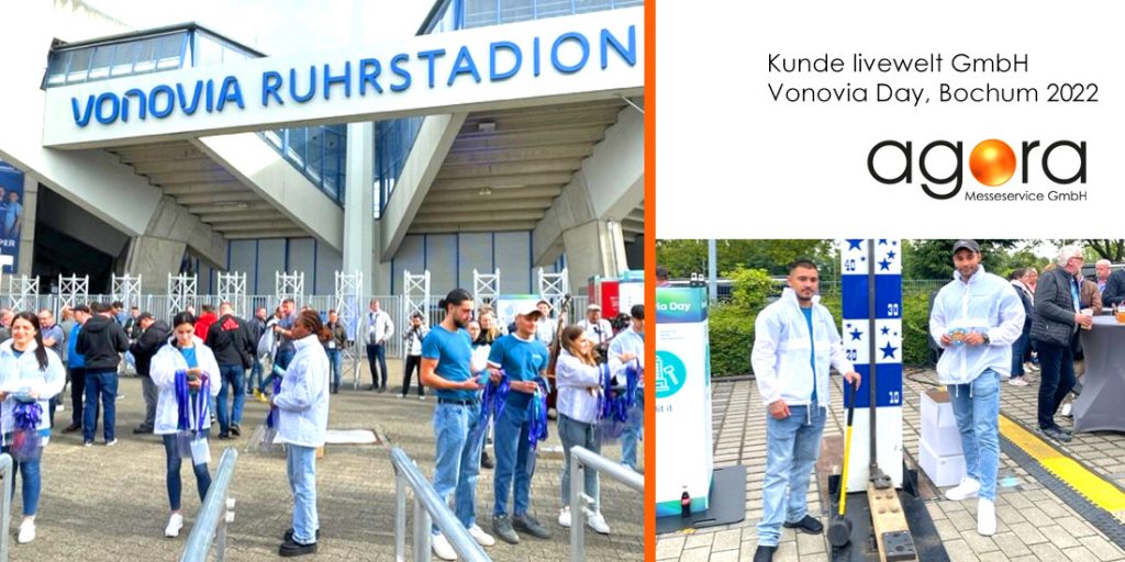 agora Messeservice beim Vonovia Day