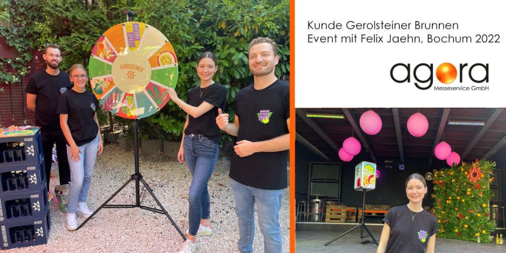 Agora Messeservice auf der Am Besten Mit Euch Tour in Bochum